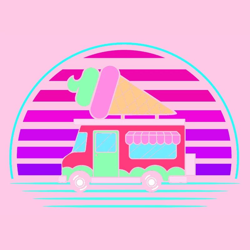 Eiscreme Eiswagen Eis Eisdiele