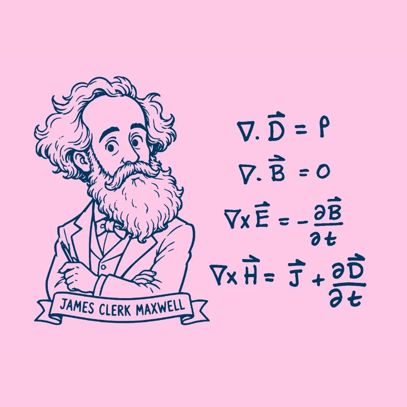 Maxwell et les équations en bleu