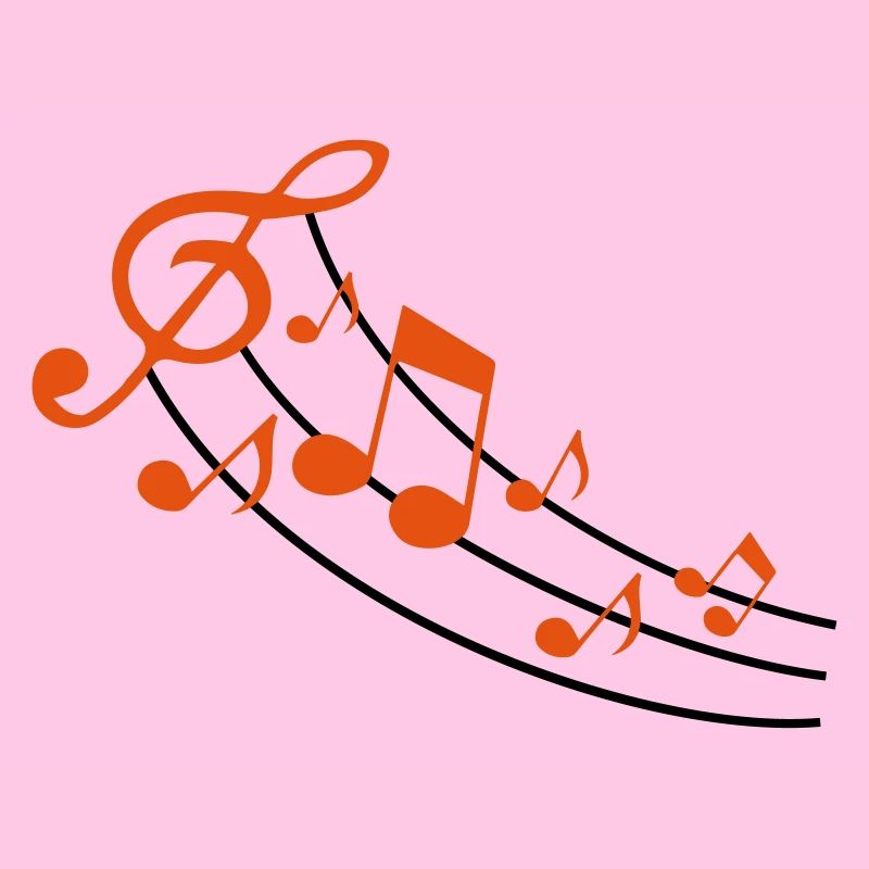 music notes design
