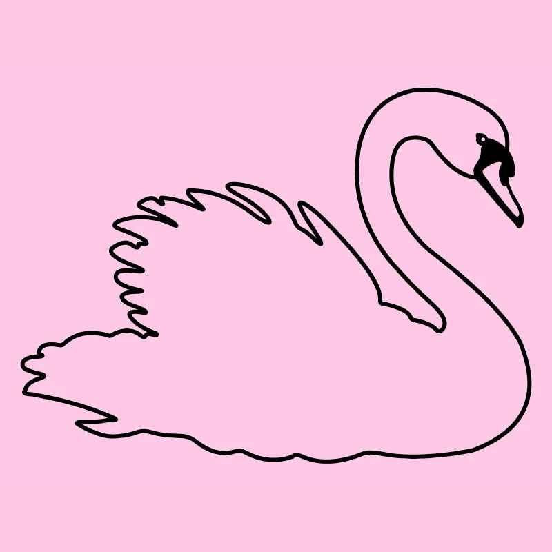 Transparenter Schwan