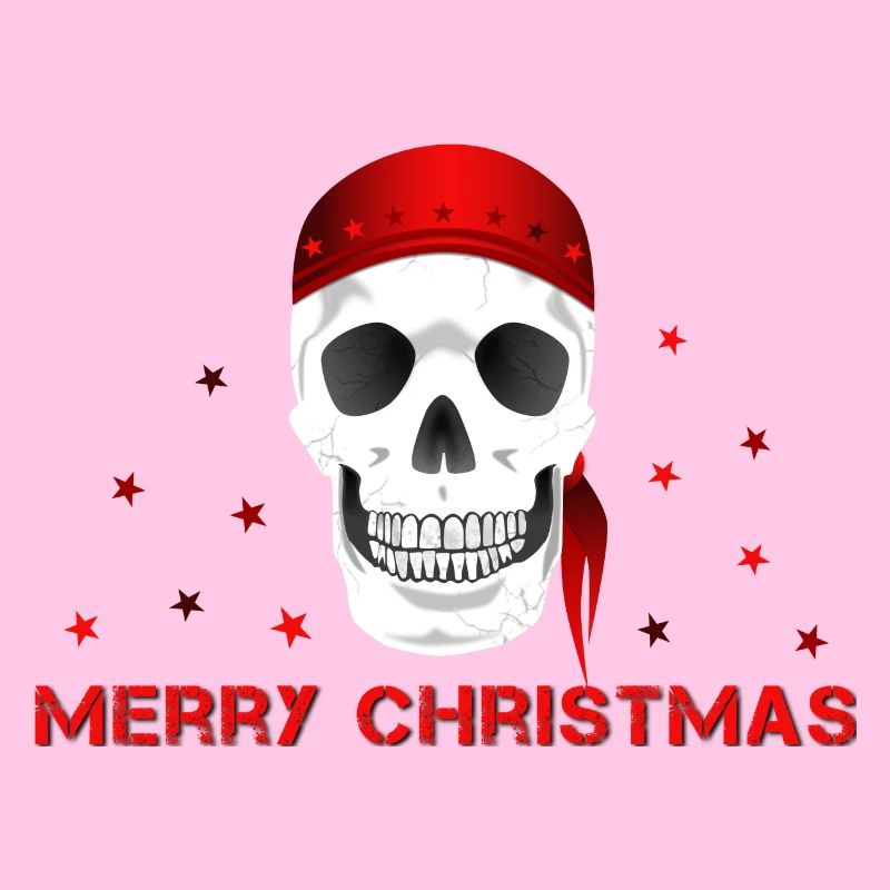 Crâne de joyeux Noël