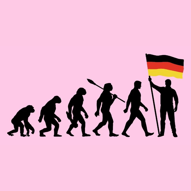 Deutschland - Evolution - Flagge - Nation