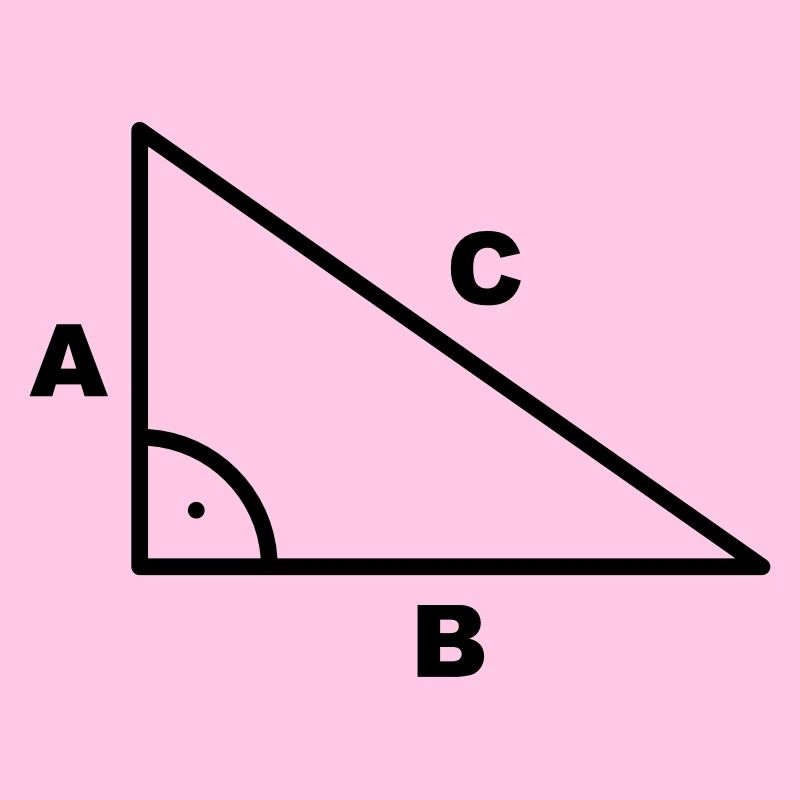 Math symbol - triangle - right angle