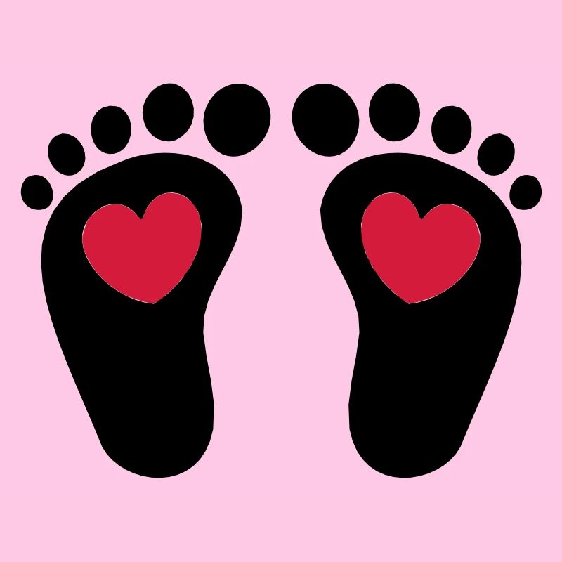 ❤ټCute Baby Footprints-Vector Footprintsټ❤