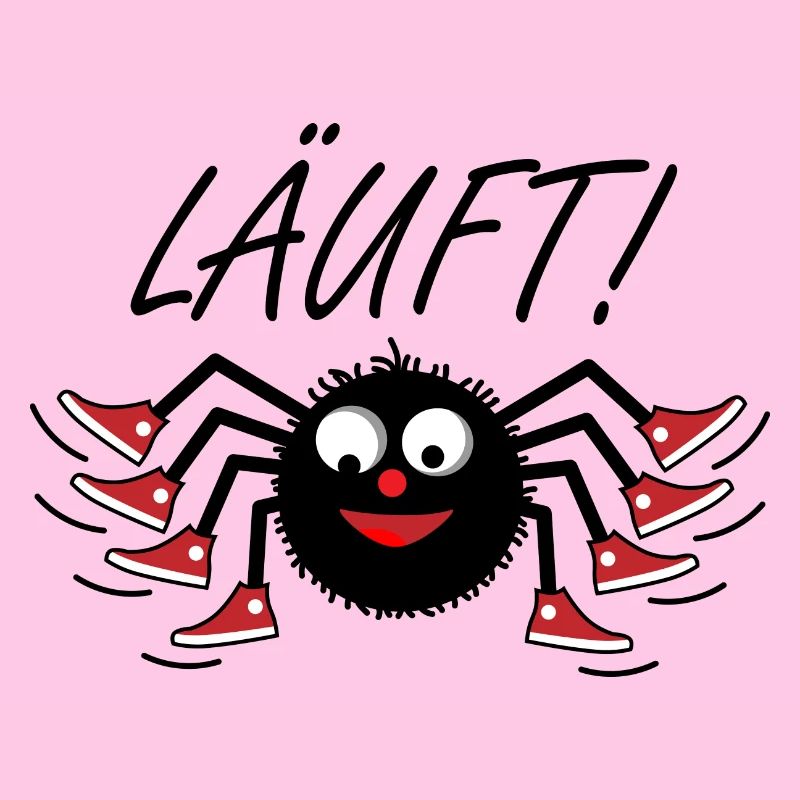 Spinne läuft