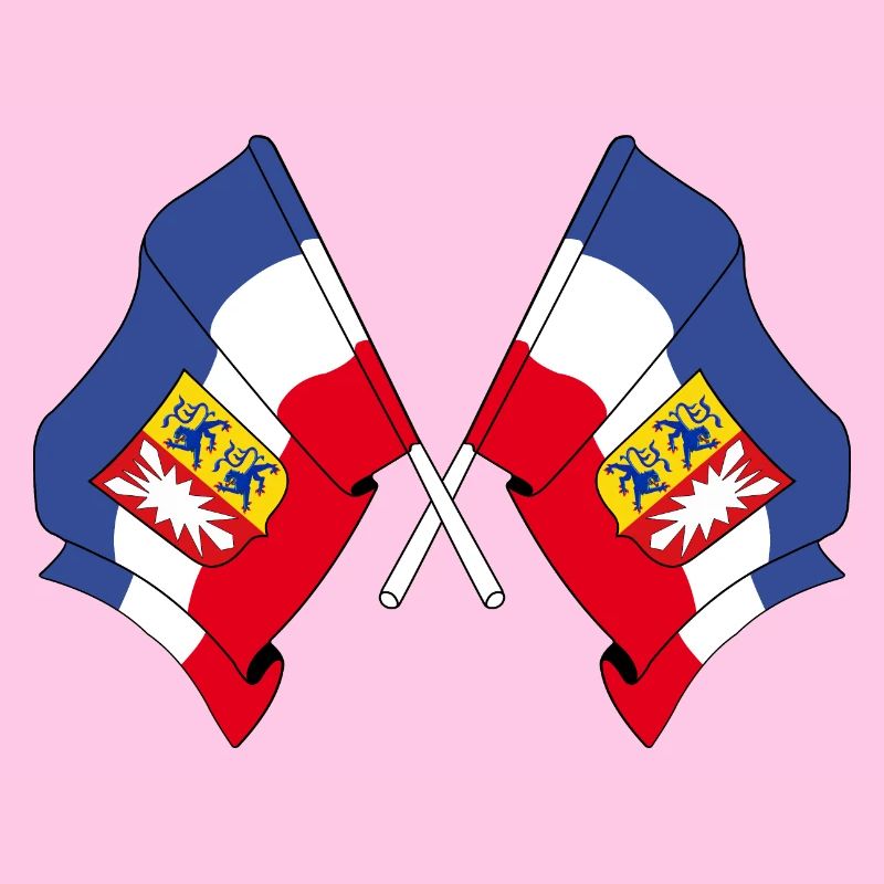 Two flags Schleswig Holstein