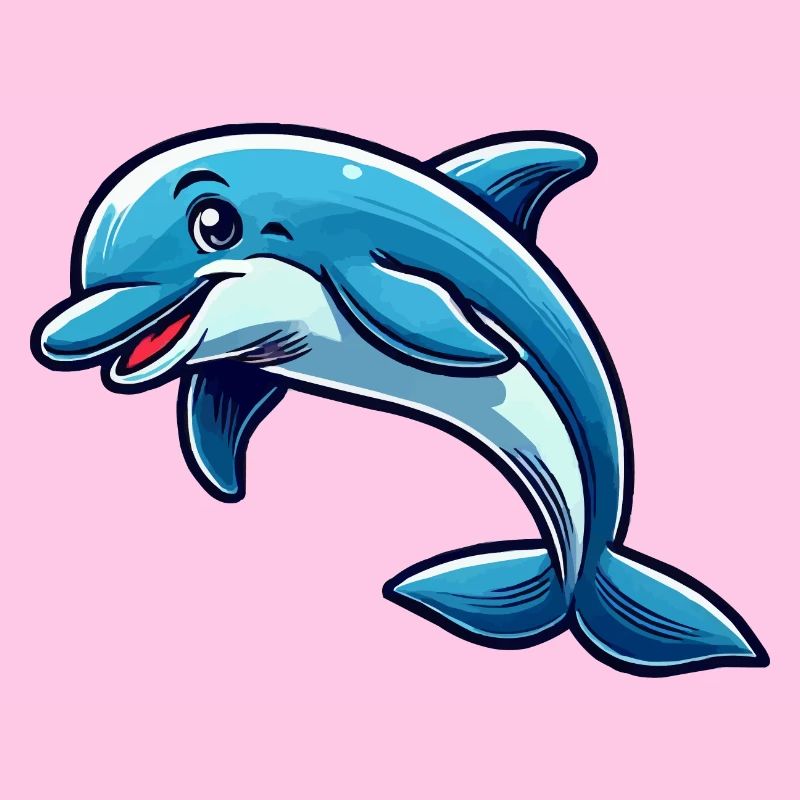 Delfin Delphin Comic