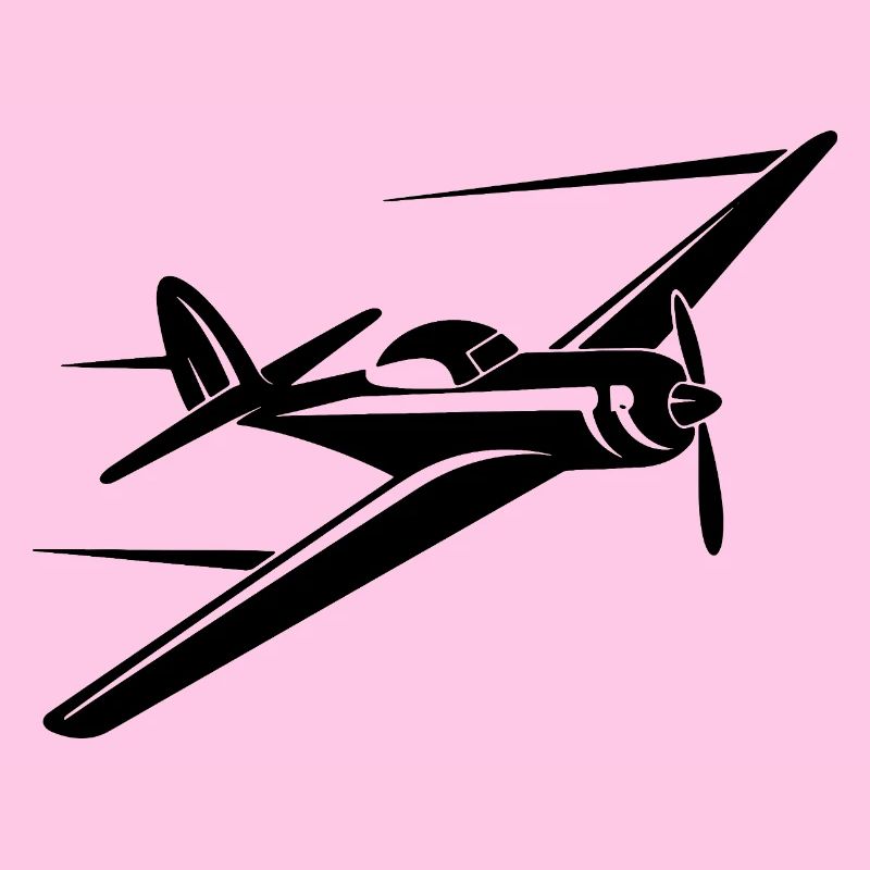 Propeller Plane Drawing