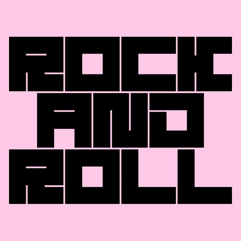 Rock'n'Roll Typografie Design