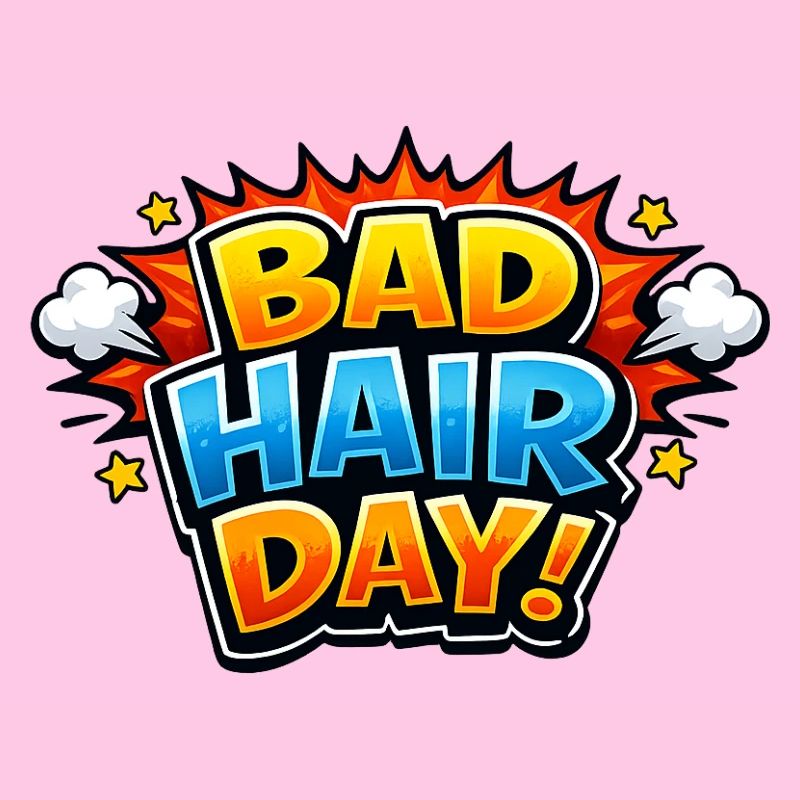 Bad Hair Day Comic Explosion