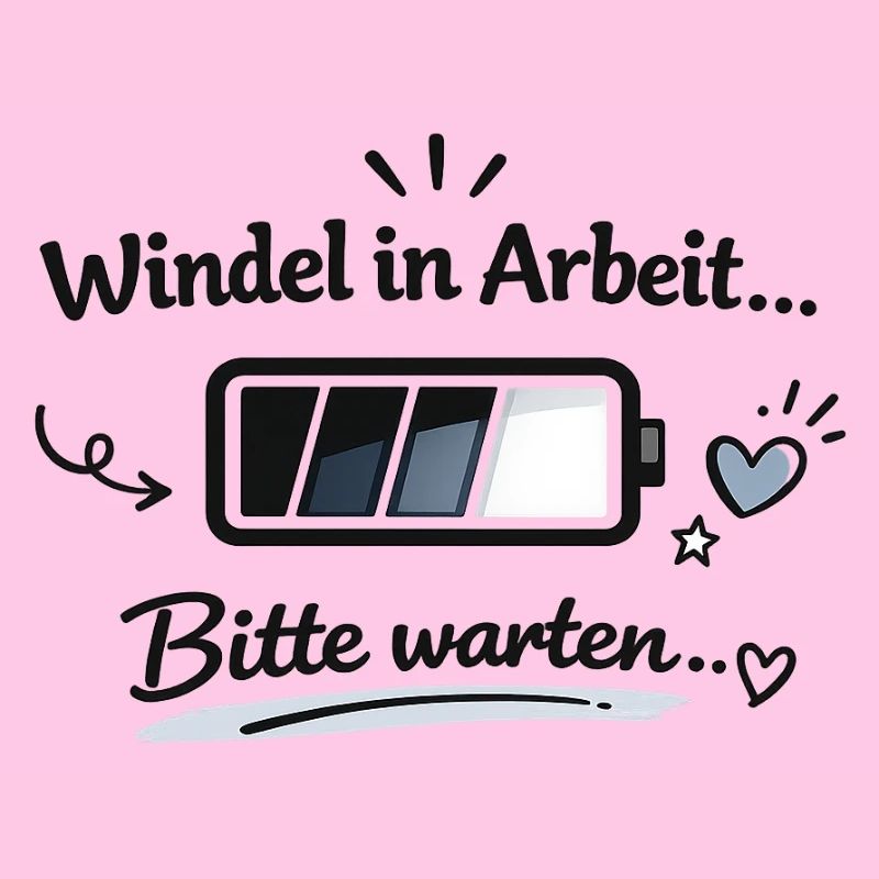 Windel in Arbeit - Bitte warten