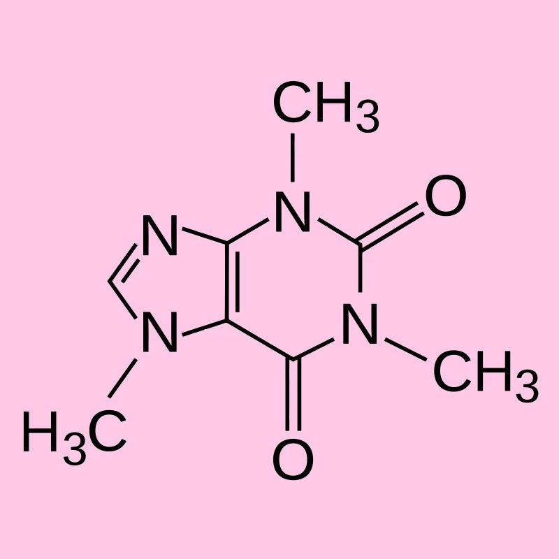 Caffeine Chemical formulae for coffee and teas