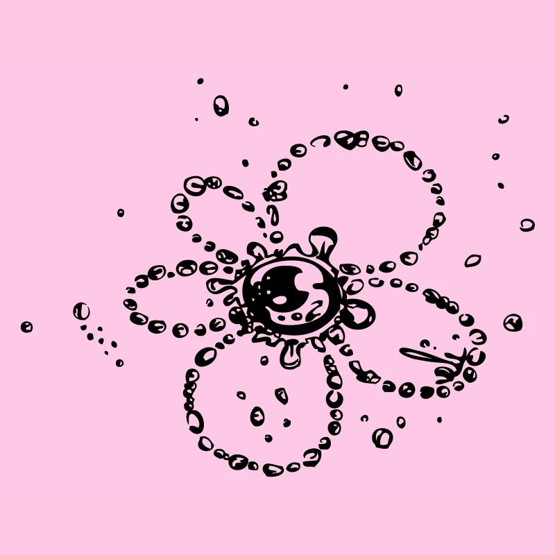 Water splash, Blume aus Wassertropfen