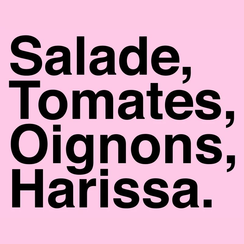 Salade Tomate Oignons Harissa