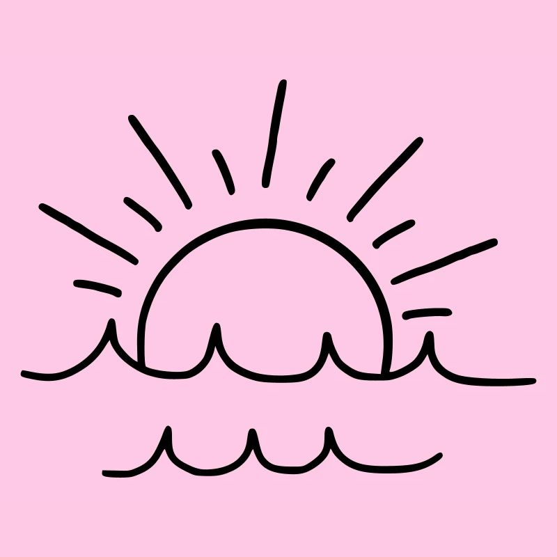 Sun and waves