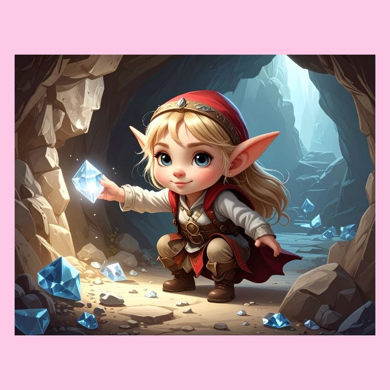 Small Elf Diamond Treasure