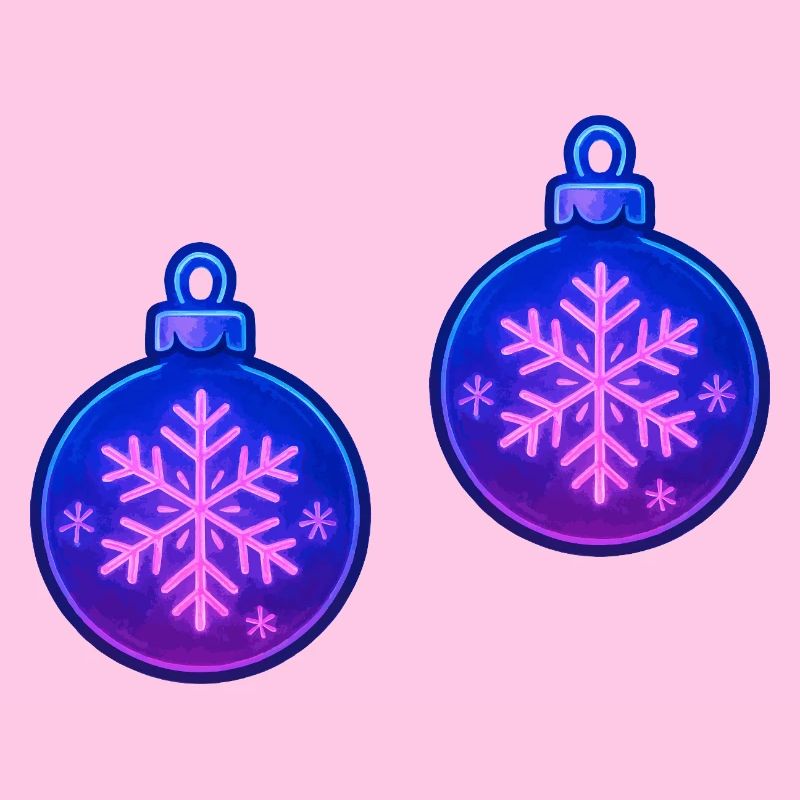 Ornement en forme de flocon de neige pour le Bal de Noël