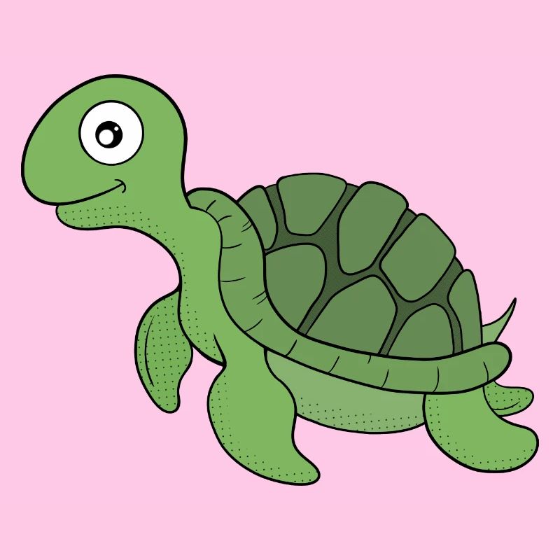 Une tortue amicale