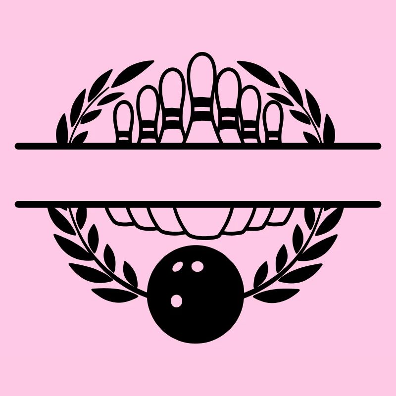Bowling Lorbeer Kranz Banner