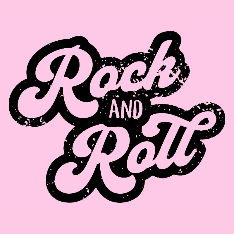 Rock and Roll Typography Design