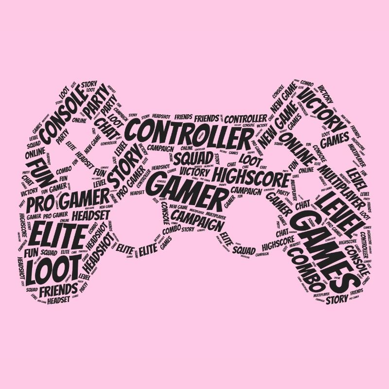 game controller wordart