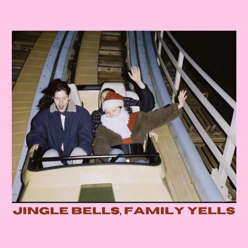 Christmas roller coaster