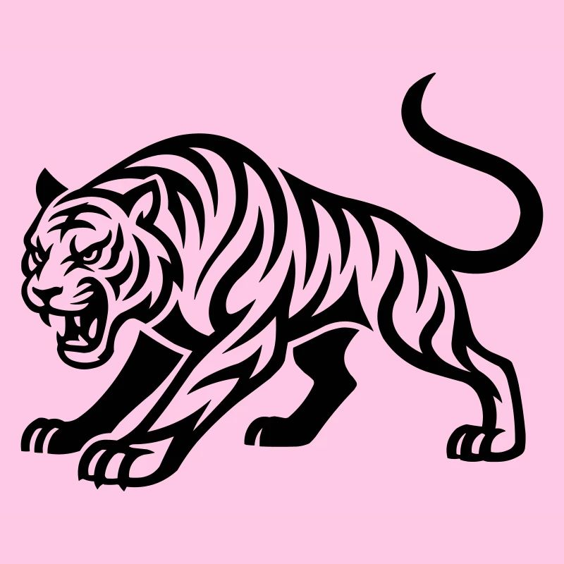 Dark Tiger Silhouette