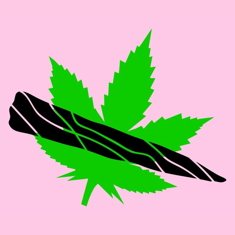 Grünes Blatt-Silhouette-Design