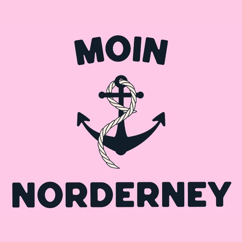 Moin Norderney – Maritimes Anker-Design