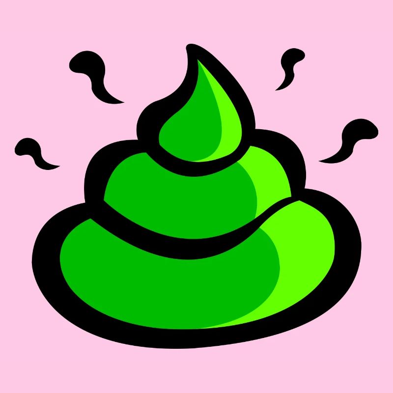 emoji caca vert