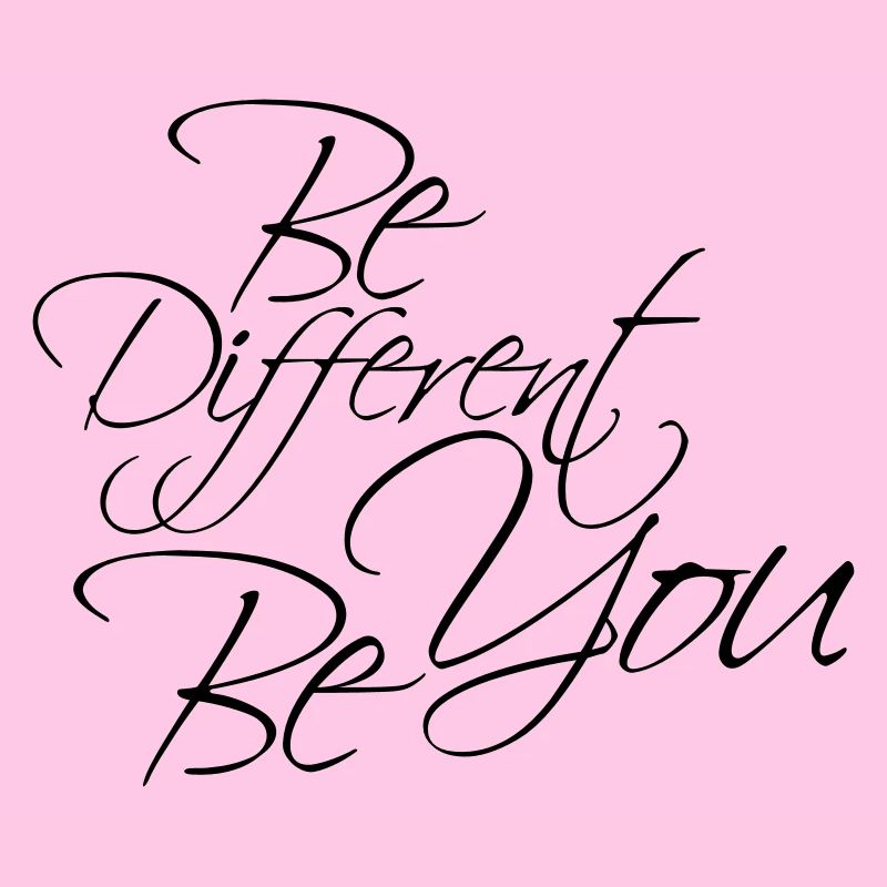 Be Different Be You Design