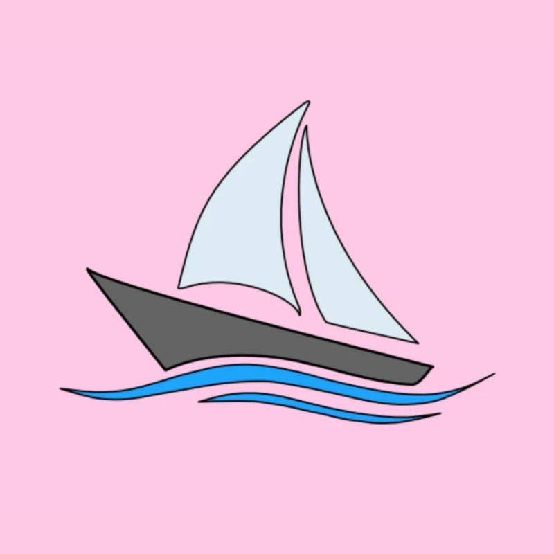 Schiff auf hoher See