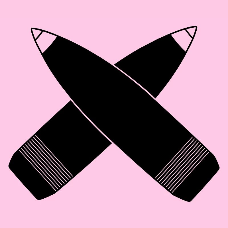 Two crossed grenades