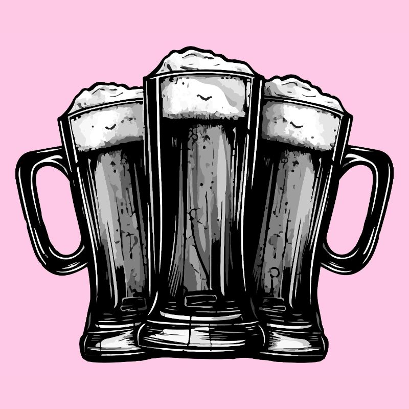 Équipe de chope de bière