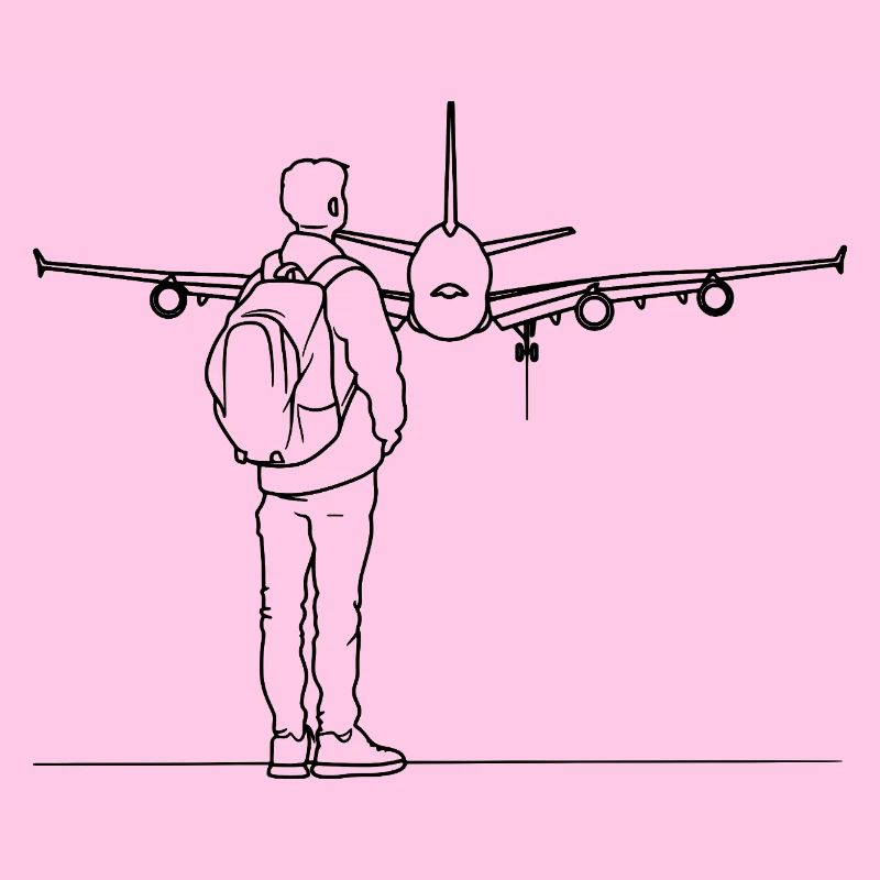 Plane Spotter Drawing