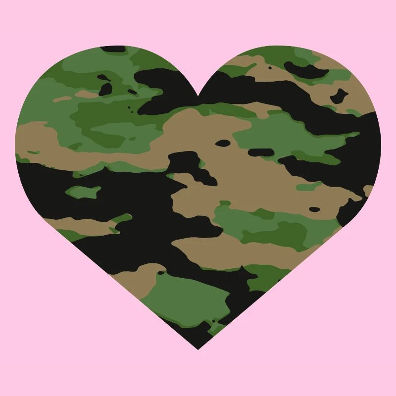 Camouflage Herz Design