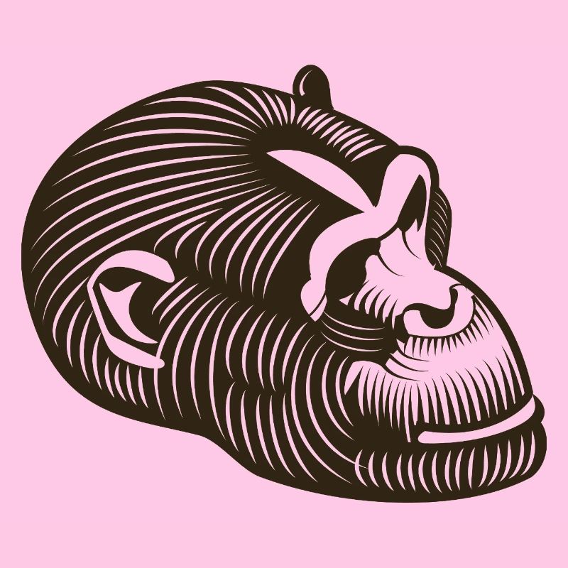 Tête de GORILLE stylisée