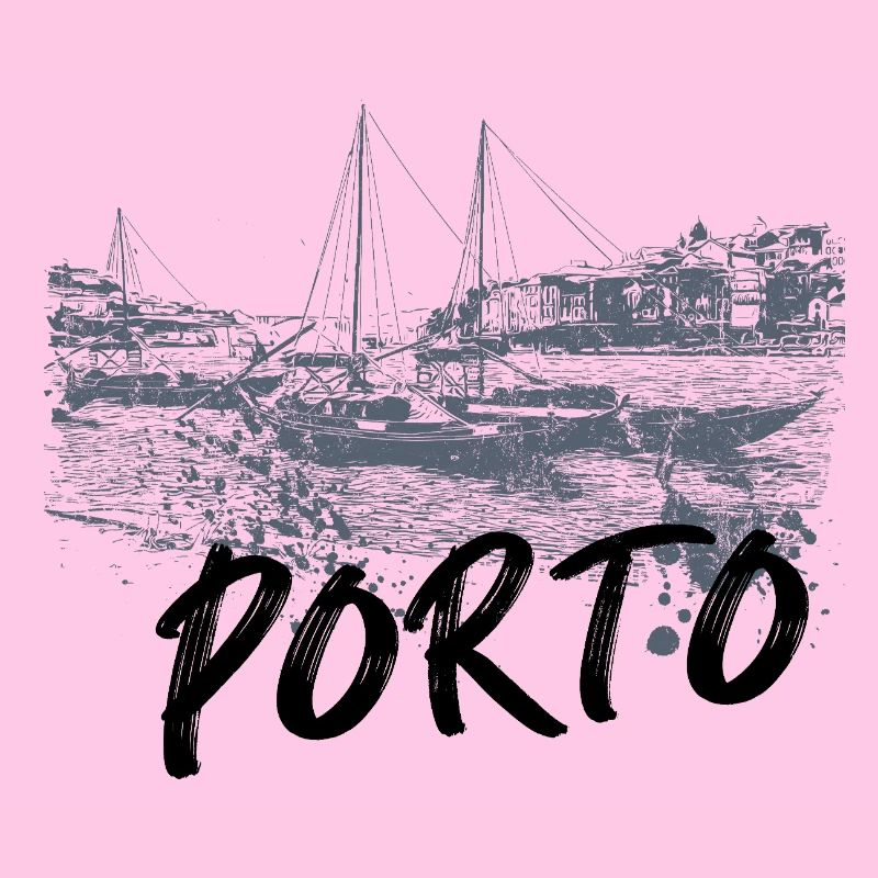 Porto Douro Einfarbige Rabelo Boote