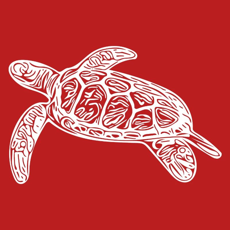 Small floating turtle