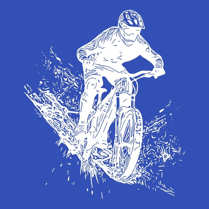 Mud Mountain Biker Outdoor Downhill
