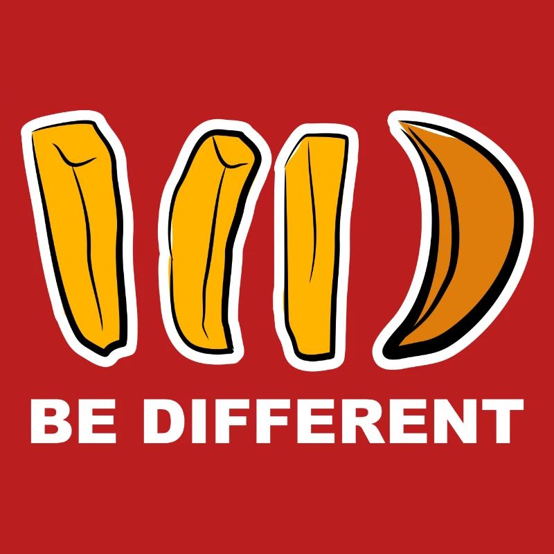 Anders, Different, Aussenseiter, Pommes, Geschenk,