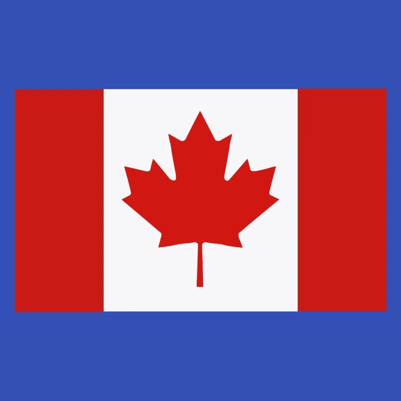 Red Maple Leaf Canada Flag