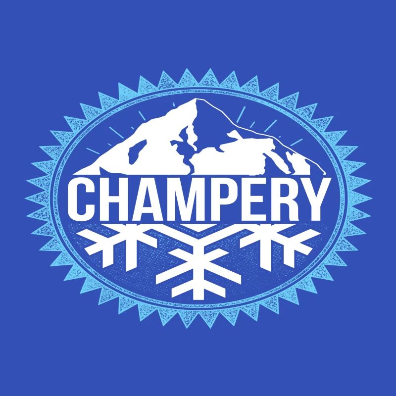 Champery montagnes d'hiver