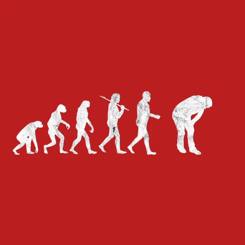 Ausser Puste Evolution Lustige Bilder Geschenk