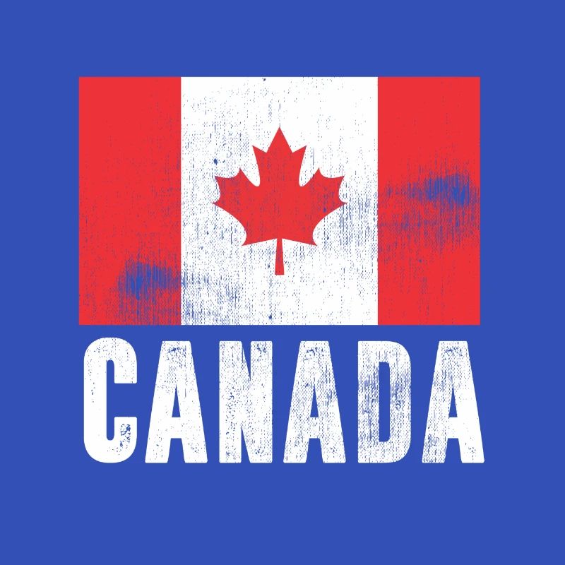 Drapeau du Canada Drapeau du Canada Vintage Retro