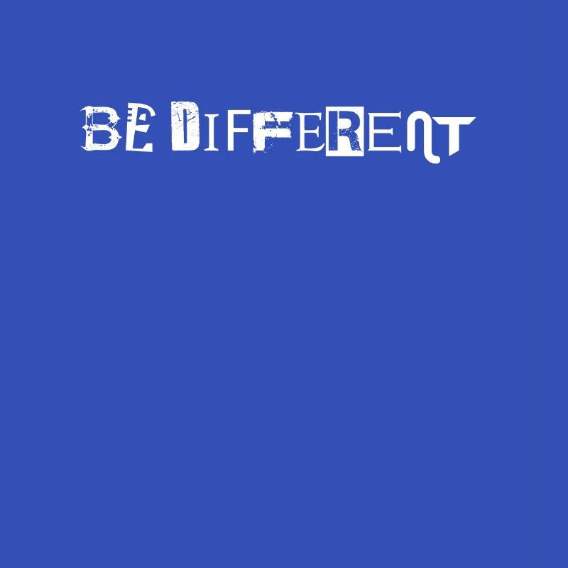 Être différent d'autres différents différents