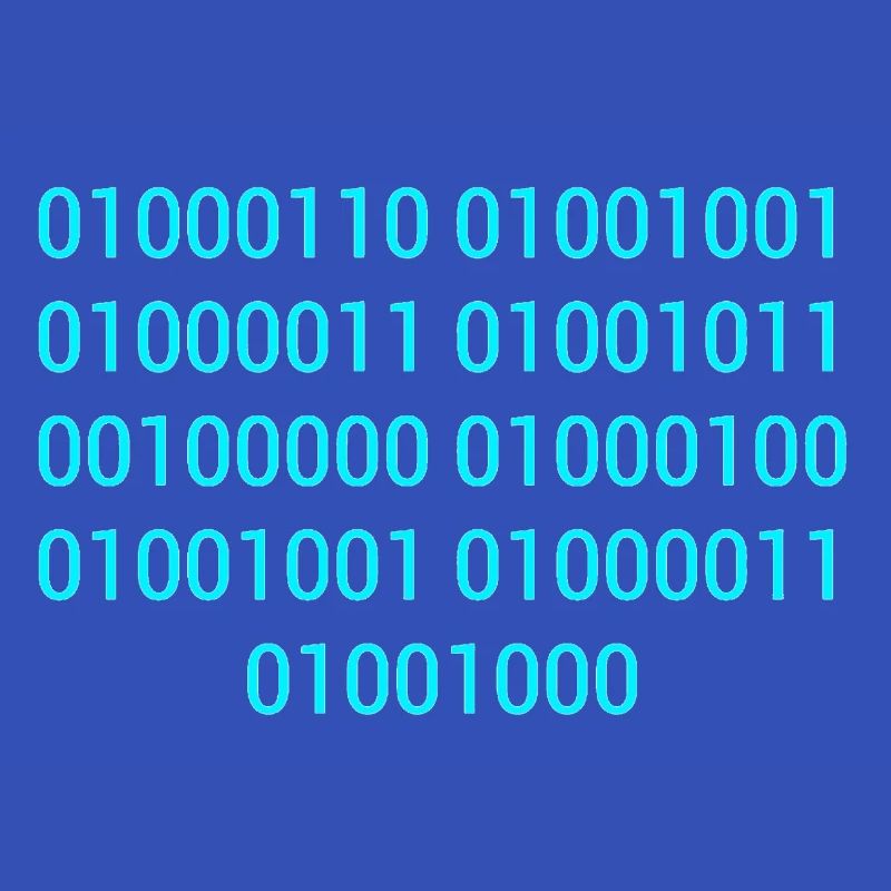 BINARY CODE / BINÄRCODE F**K DICH GESCHENKIDEE