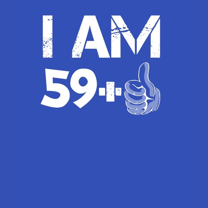59+1, 60, 60er, sechzig, Geschenk, Geburtstag