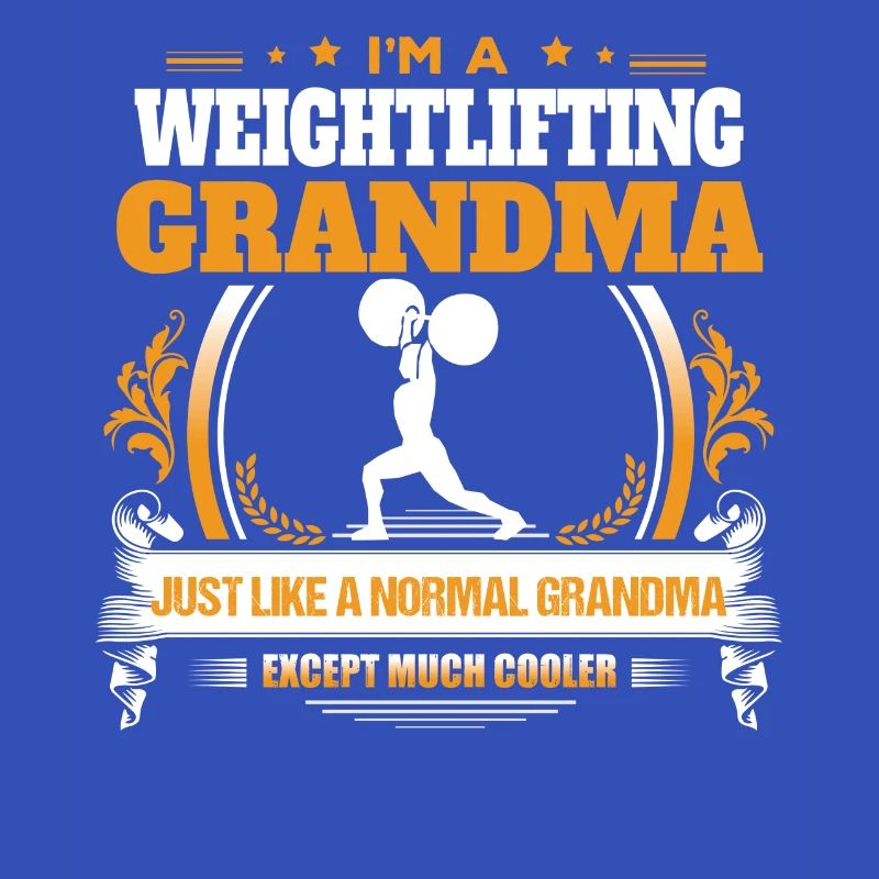 Gewichtheben Großmutter Shirt Geschenkidee