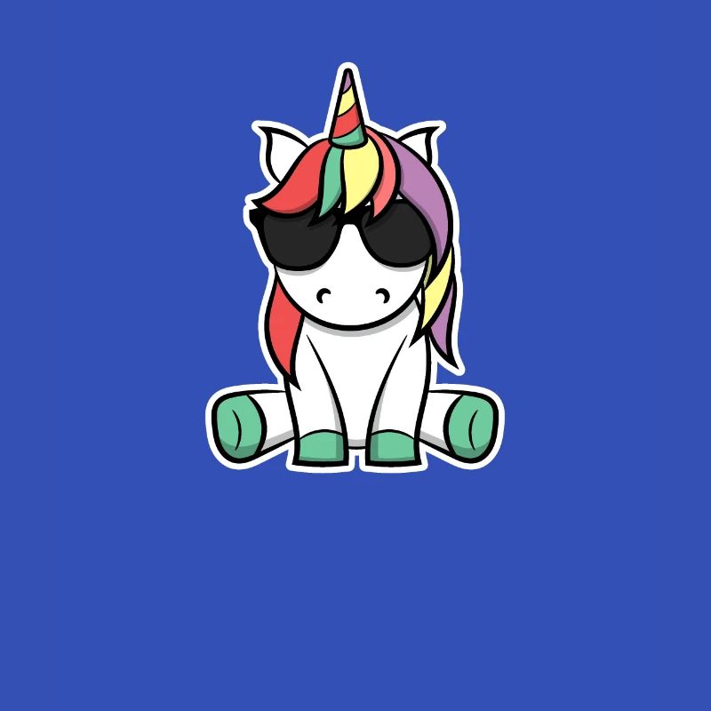Pony Einhorn Retro Geschenkidee Witzig Sommer Süß